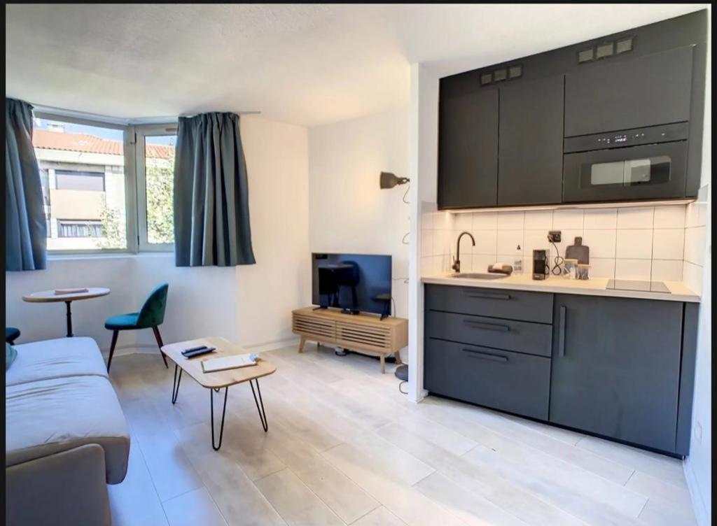 Studio Contemporain Avec Piscine Proche De La Mer Cannes Eksteriør billede